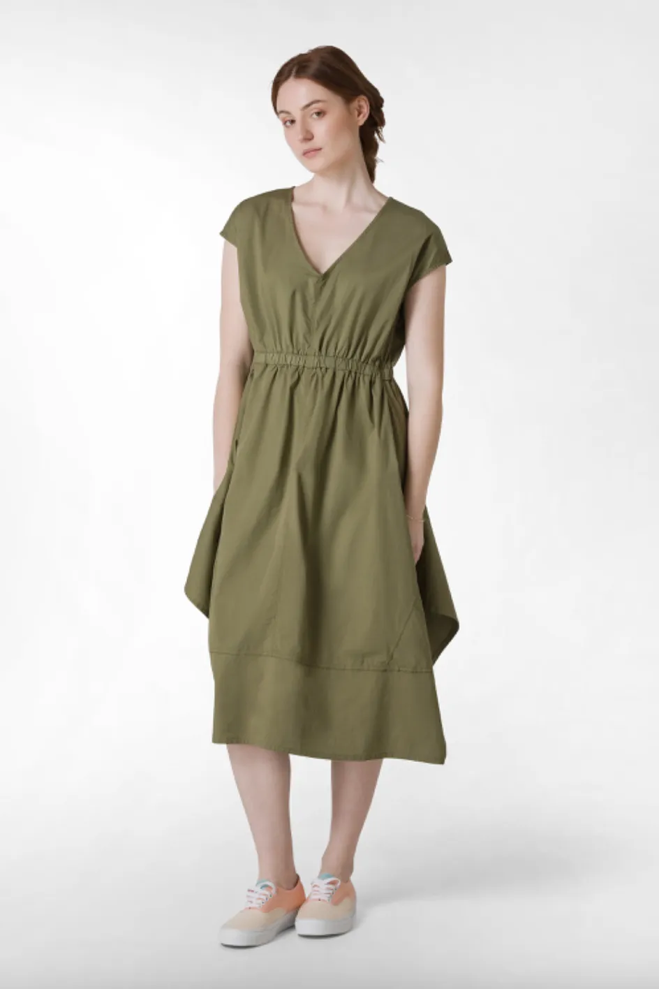 Deha - Poplin Skirt Dress Olive