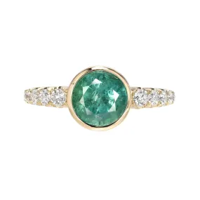 Denouement Emerald and Diamond Ring