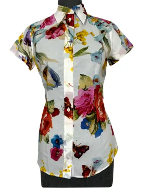 Dolce & Gabbana Floral Cotton T-Shirt Size S