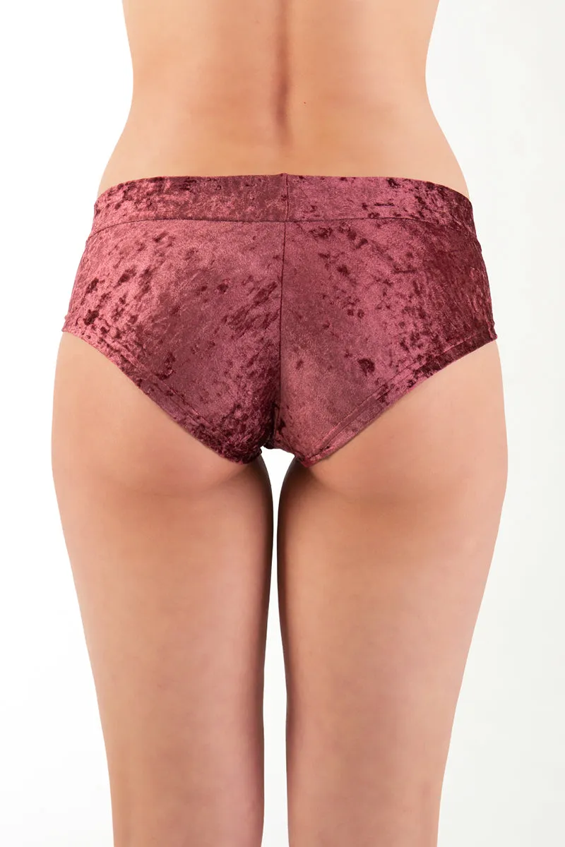 Dragonfly Hot Pants - Velvet Amaranth