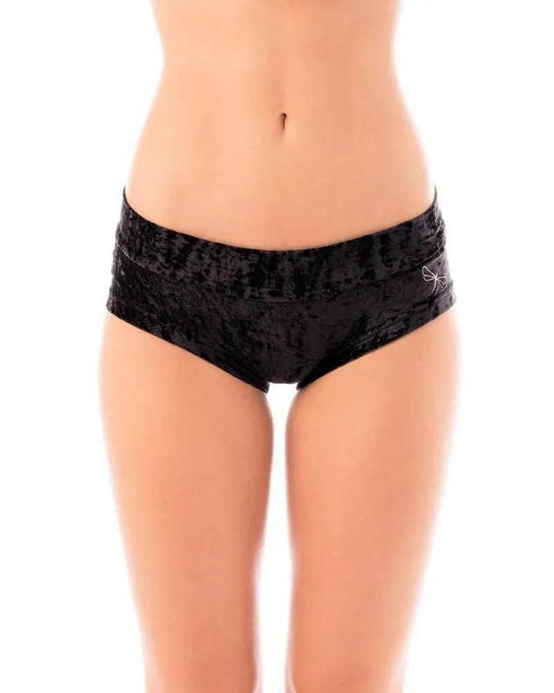 Dragonfly Hot Pants - Velvet Black