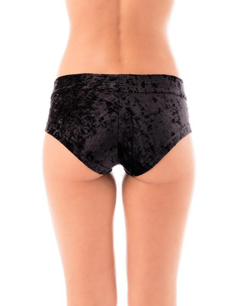 Dragonfly Hot Pants - Velvet Black