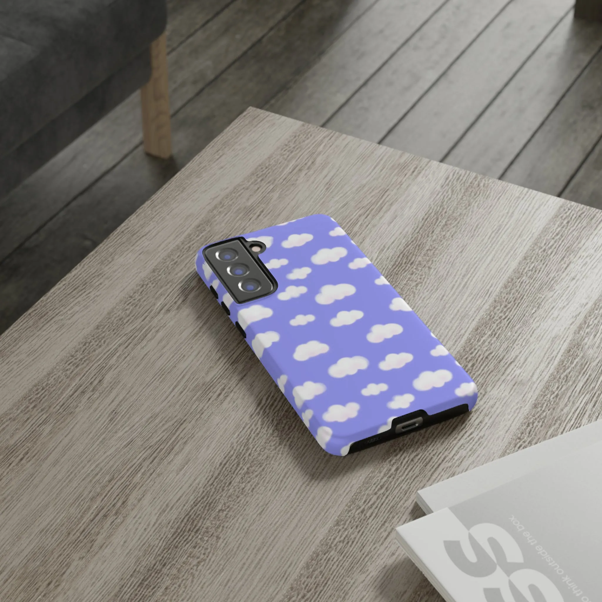 Dreamy Clouds Tough Phone Case (Periwinkle)