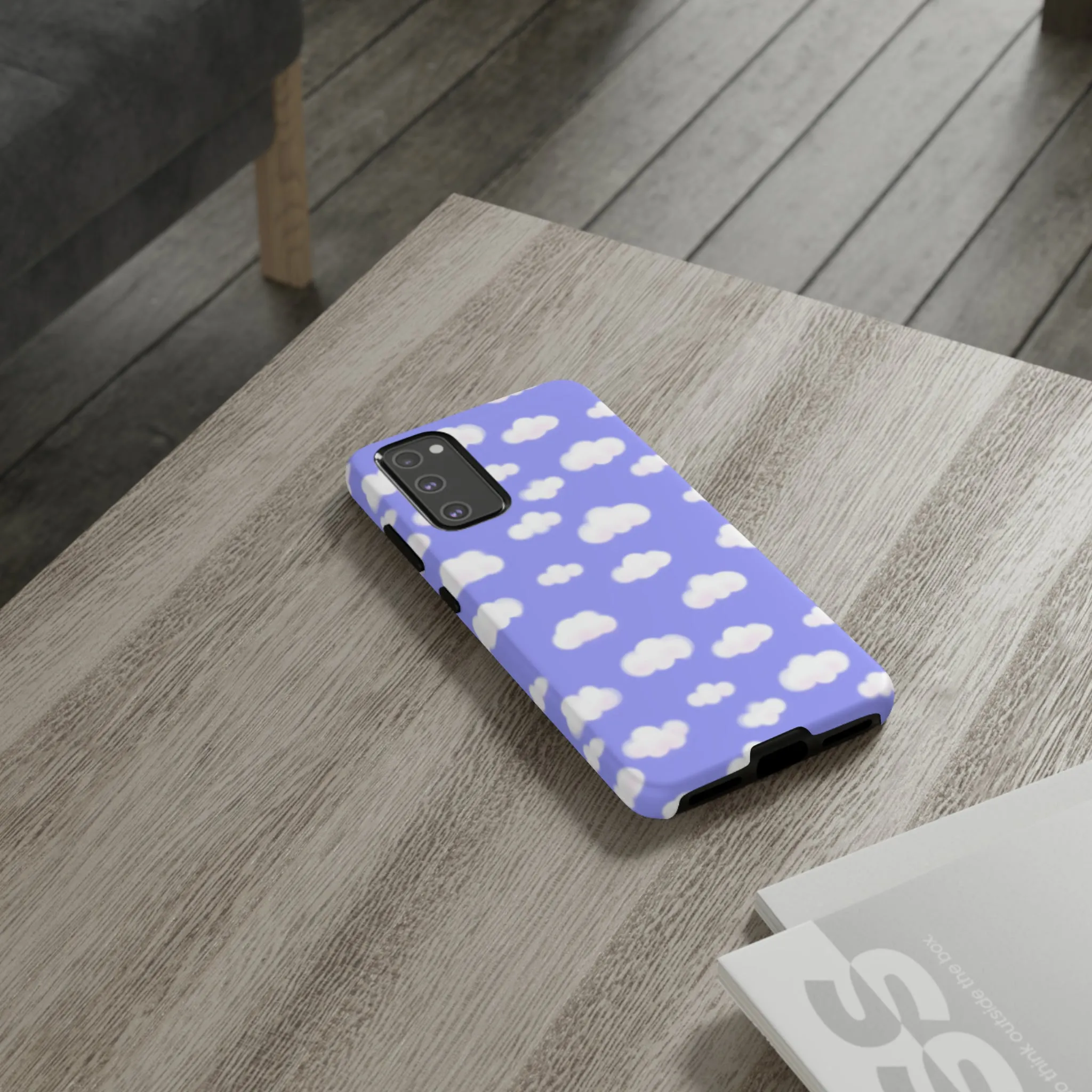 Dreamy Clouds Tough Phone Case (Periwinkle)