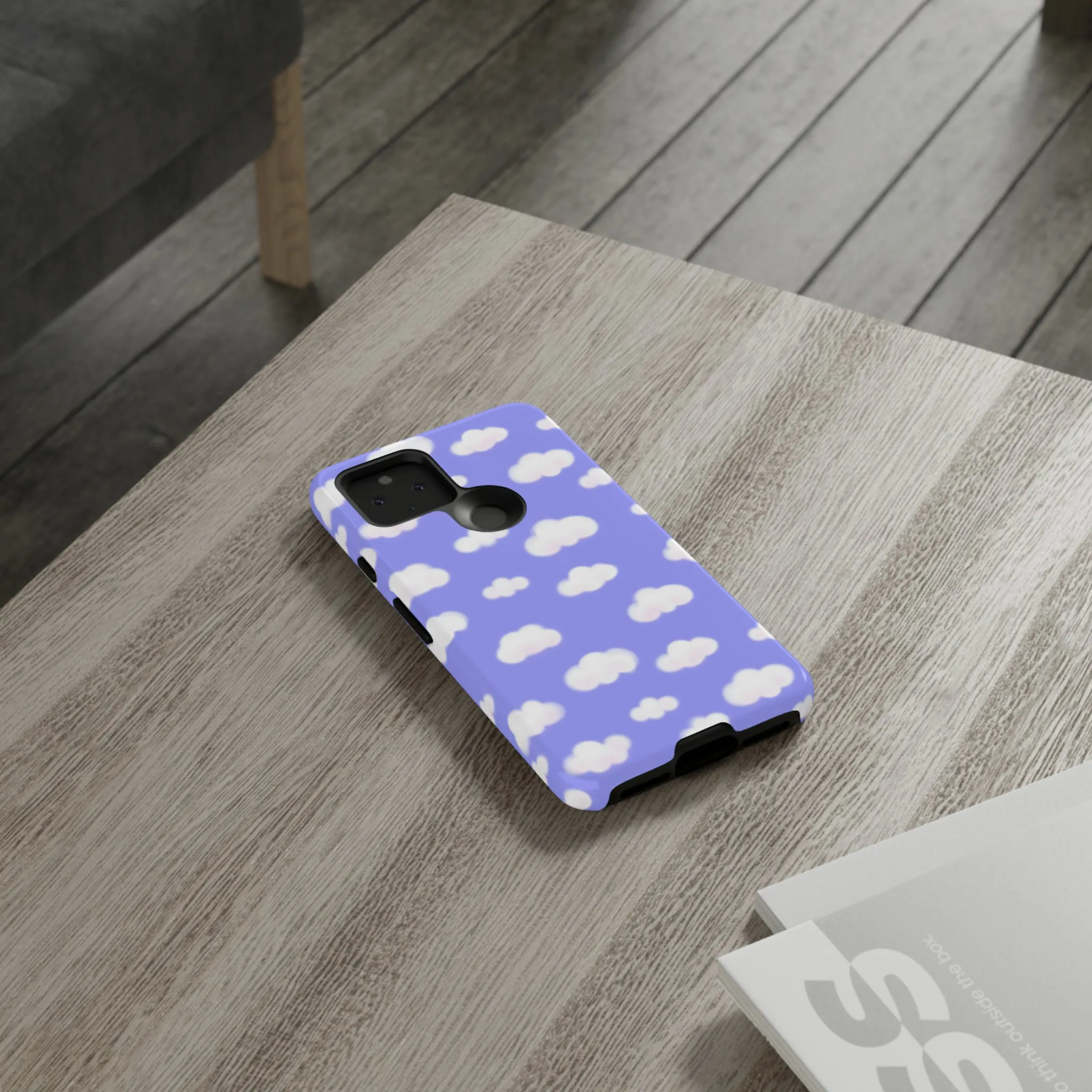 Dreamy Clouds Tough Phone Case (Periwinkle)