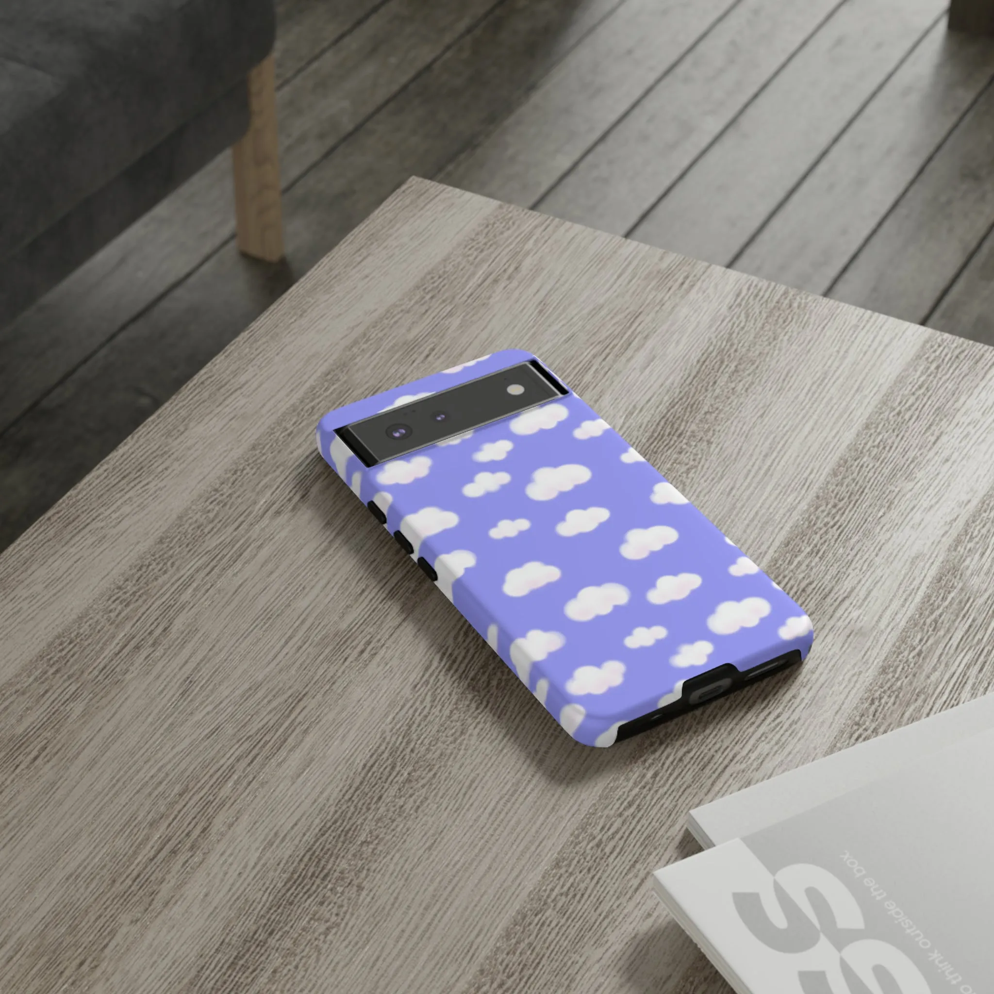 Dreamy Clouds Tough Phone Case (Periwinkle)