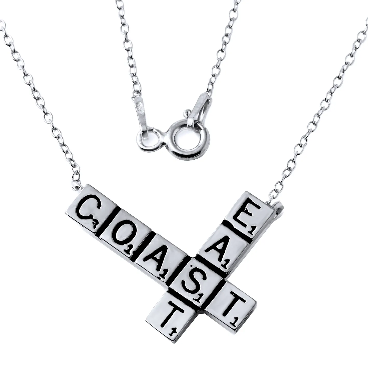 EAST COAST Scrabble Pendant