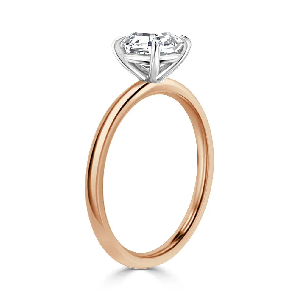 Eden - 18ct Rose Gold - Asscher