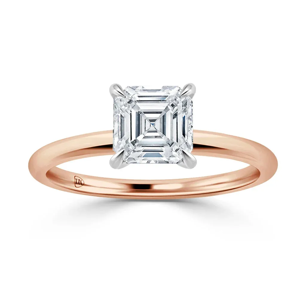 Eden - 18ct Rose Gold - Asscher