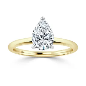 Edith - 18ct Yellow Gold - Pear