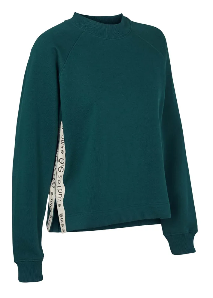 Esmé Studios Olga Loose Sweatshirt - Rain Forest