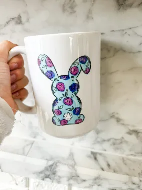 Floral Bunny Mug