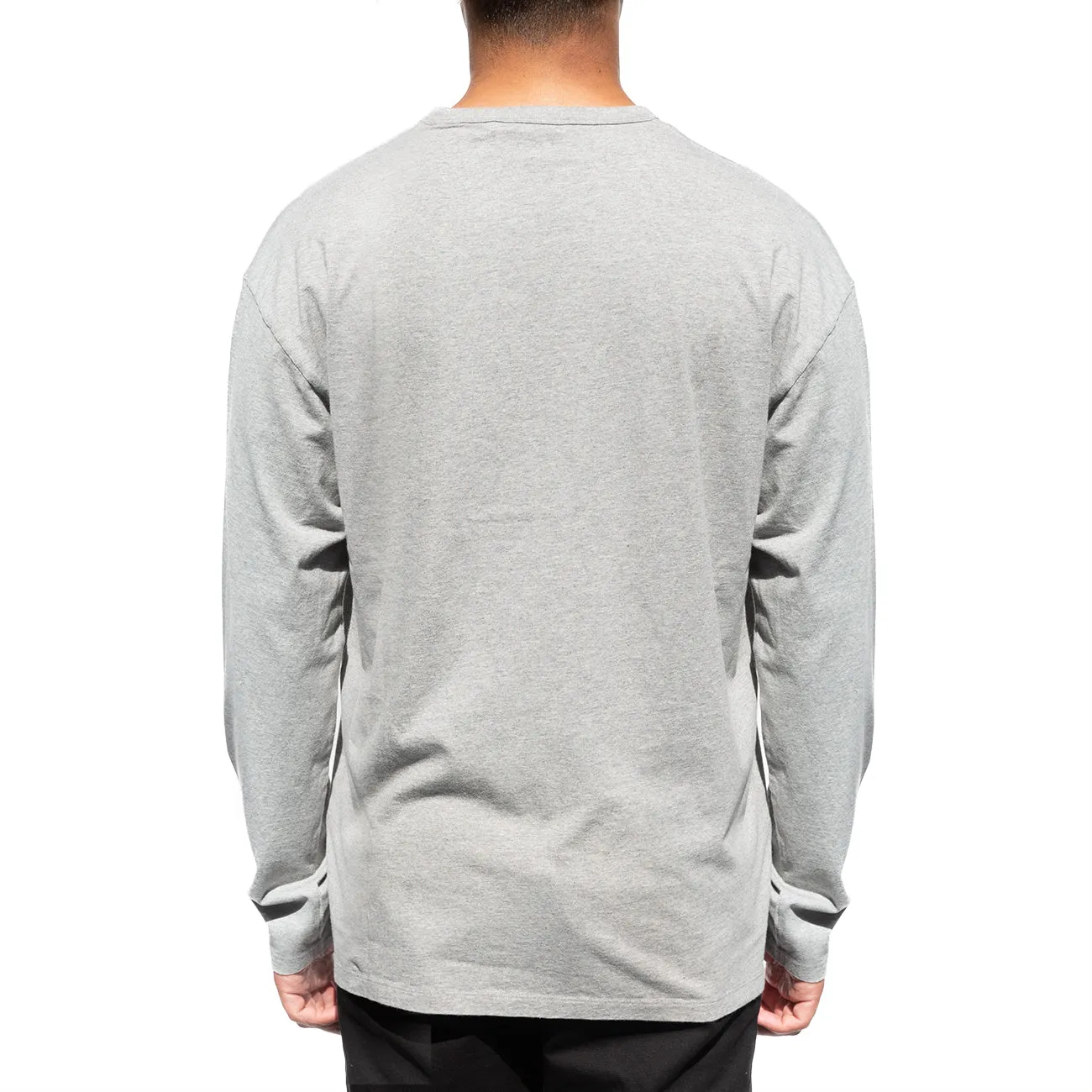 FOX HEAD PATCH REGULAR LS T SHIRT GREY MELANGE