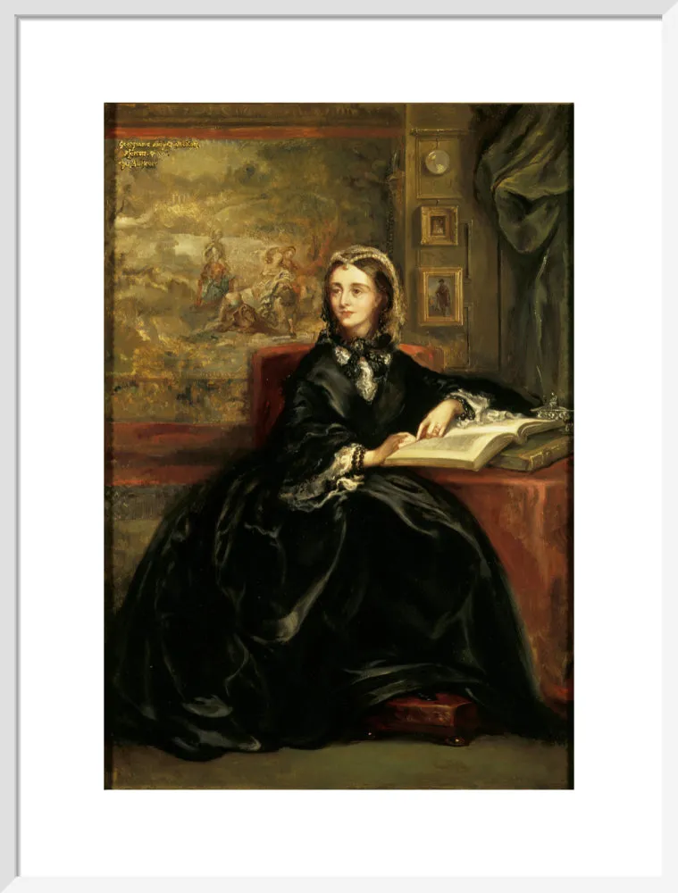 GEORGIANA, LADY CHATTERTON by Rebecca Dulcibella Orpen, then Mrs Ferrers, after Buckner