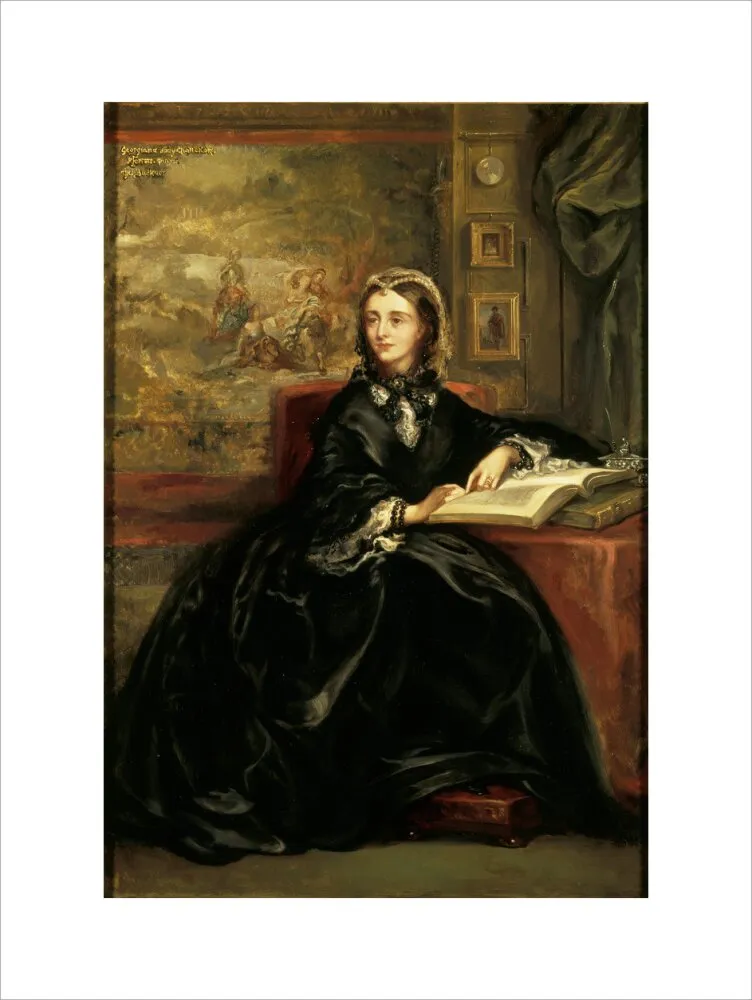 GEORGIANA, LADY CHATTERTON by Rebecca Dulcibella Orpen, then Mrs Ferrers, after Buckner