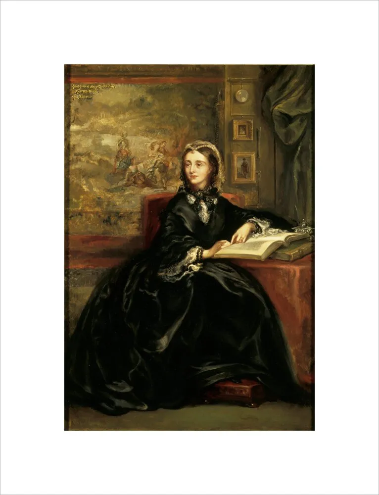 GEORGIANA, LADY CHATTERTON by Rebecca Dulcibella Orpen, then Mrs Ferrers, after Buckner