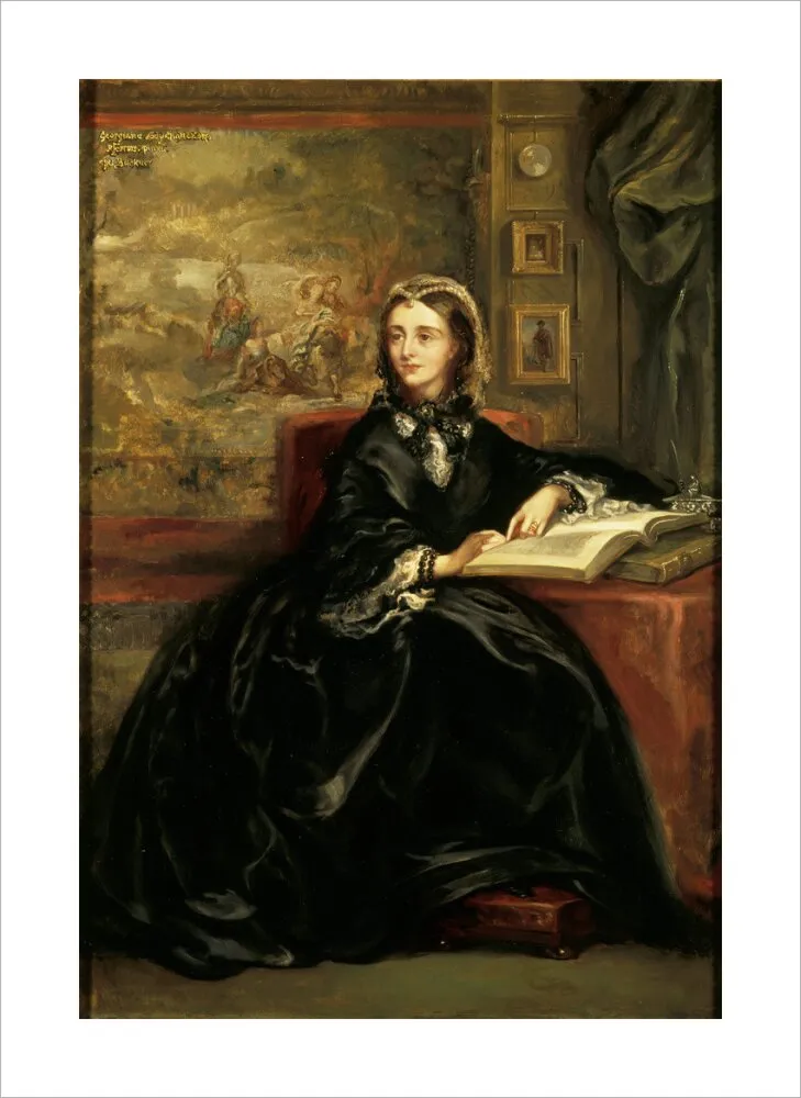 GEORGIANA, LADY CHATTERTON by Rebecca Dulcibella Orpen, then Mrs Ferrers, after Buckner