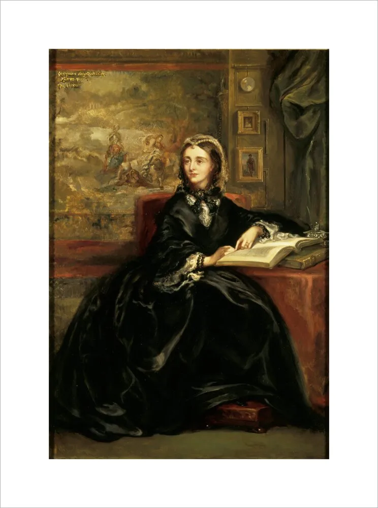 GEORGIANA, LADY CHATTERTON by Rebecca Dulcibella Orpen, then Mrs Ferrers, after Buckner