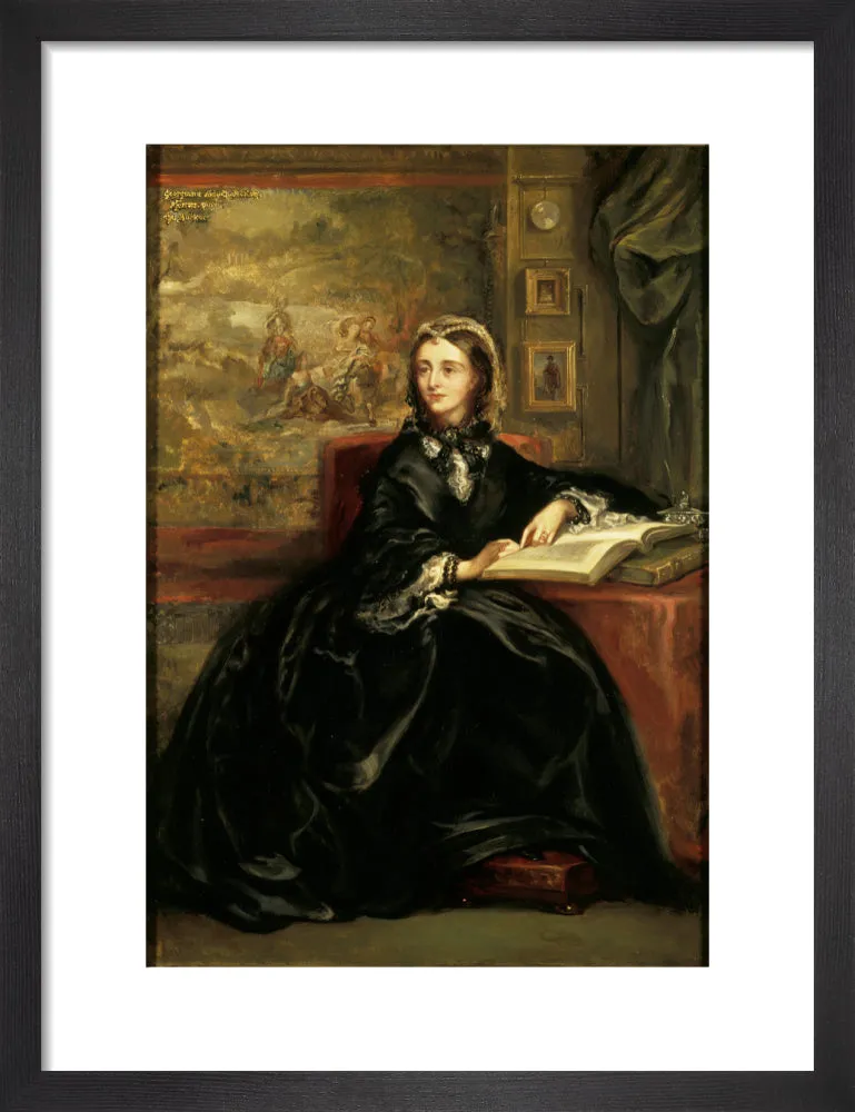 GEORGIANA, LADY CHATTERTON by Rebecca Dulcibella Orpen, then Mrs Ferrers, after Buckner