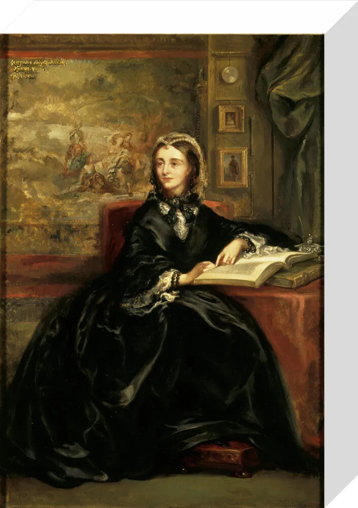 GEORGIANA, LADY CHATTERTON by Rebecca Dulcibella Orpen, then Mrs Ferrers, after Buckner