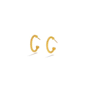 Glitters Hoops Medium Earrings