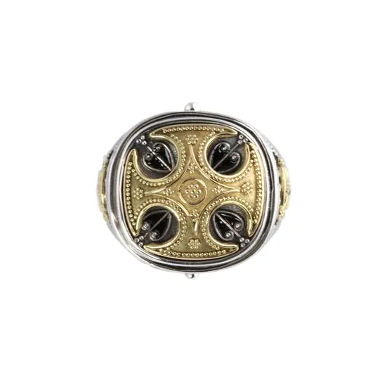 Glory of Byzantium Silver & Gold Ring