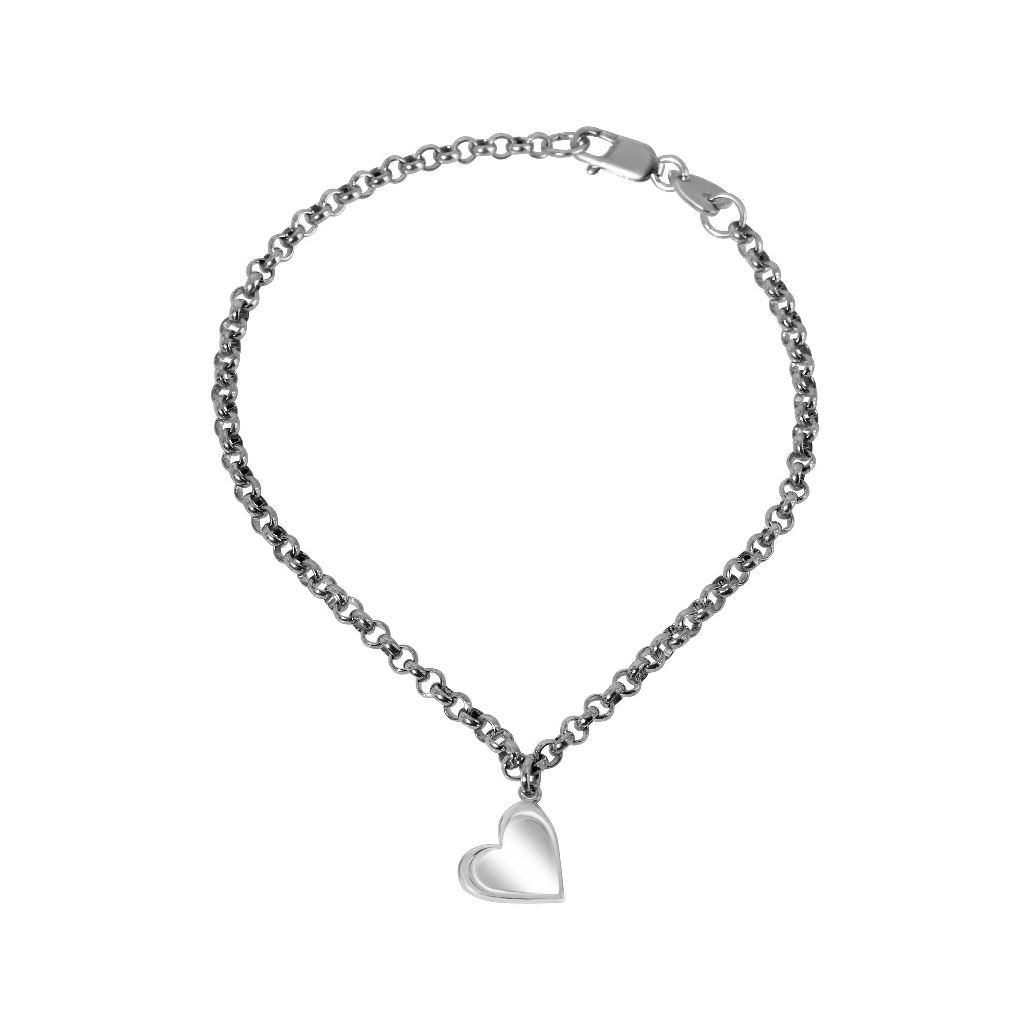 Heart Charm Anklet