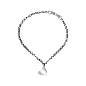 Heart Charm Anklet