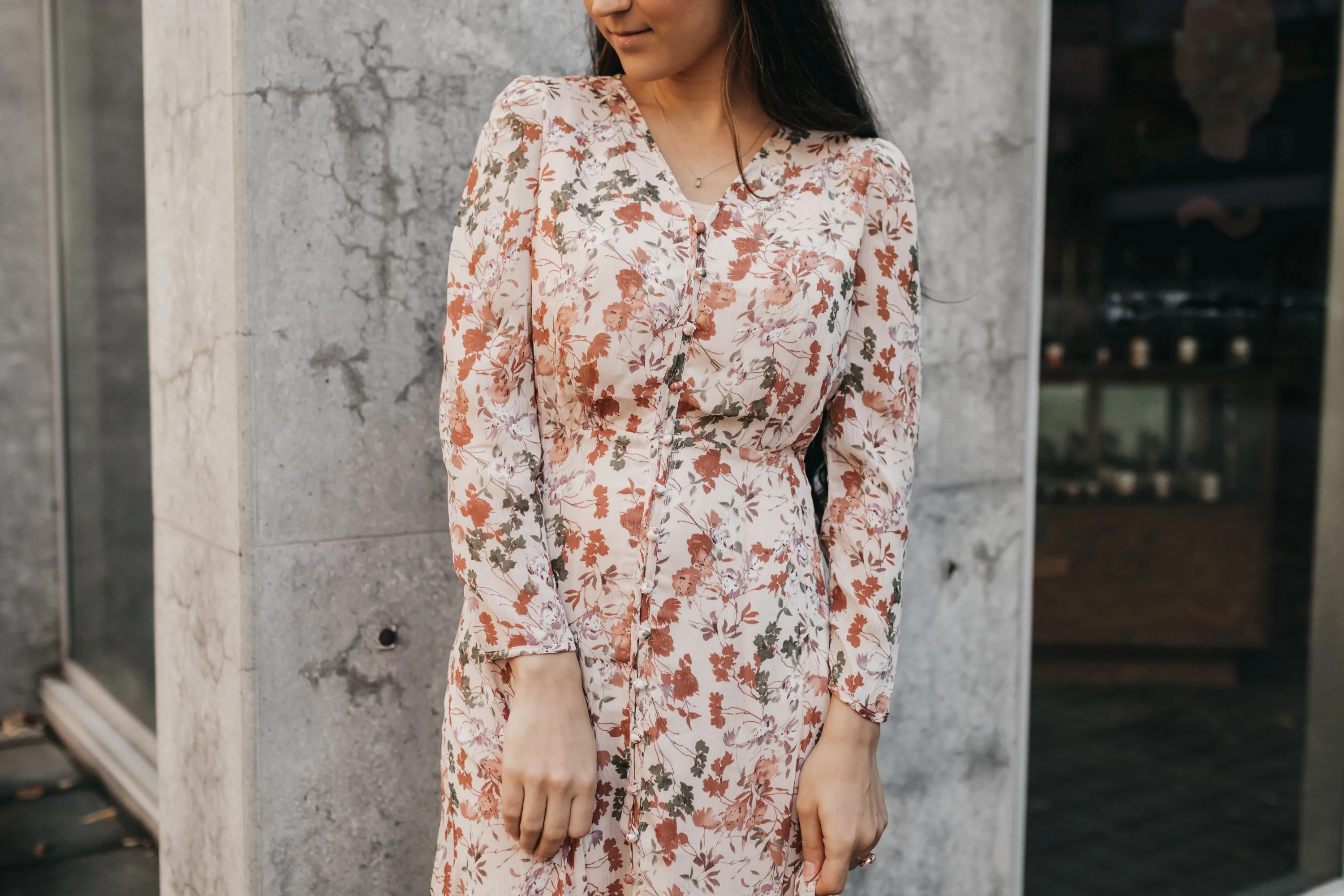 Helen Floral Midi Dress