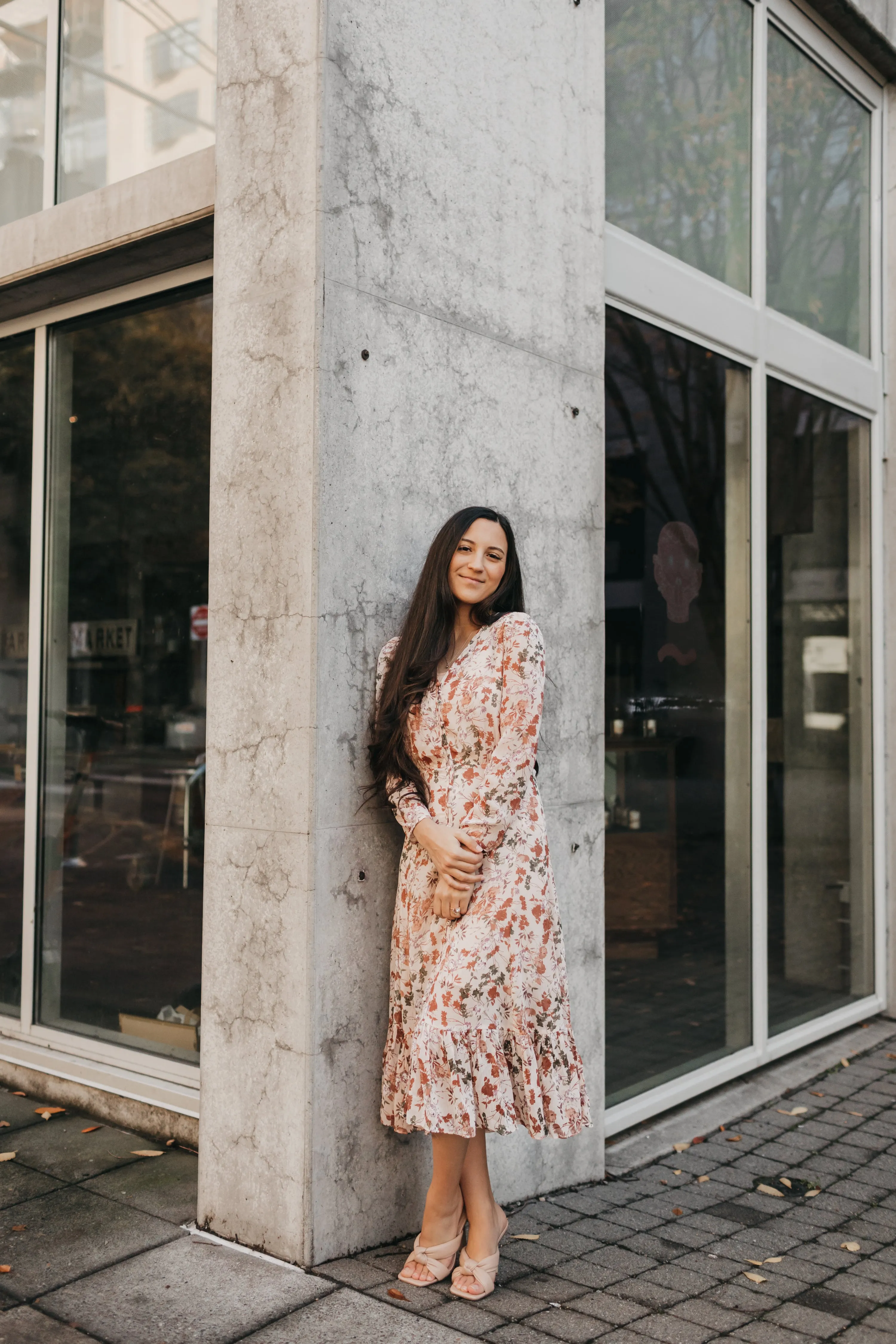 Helen Floral Midi Dress