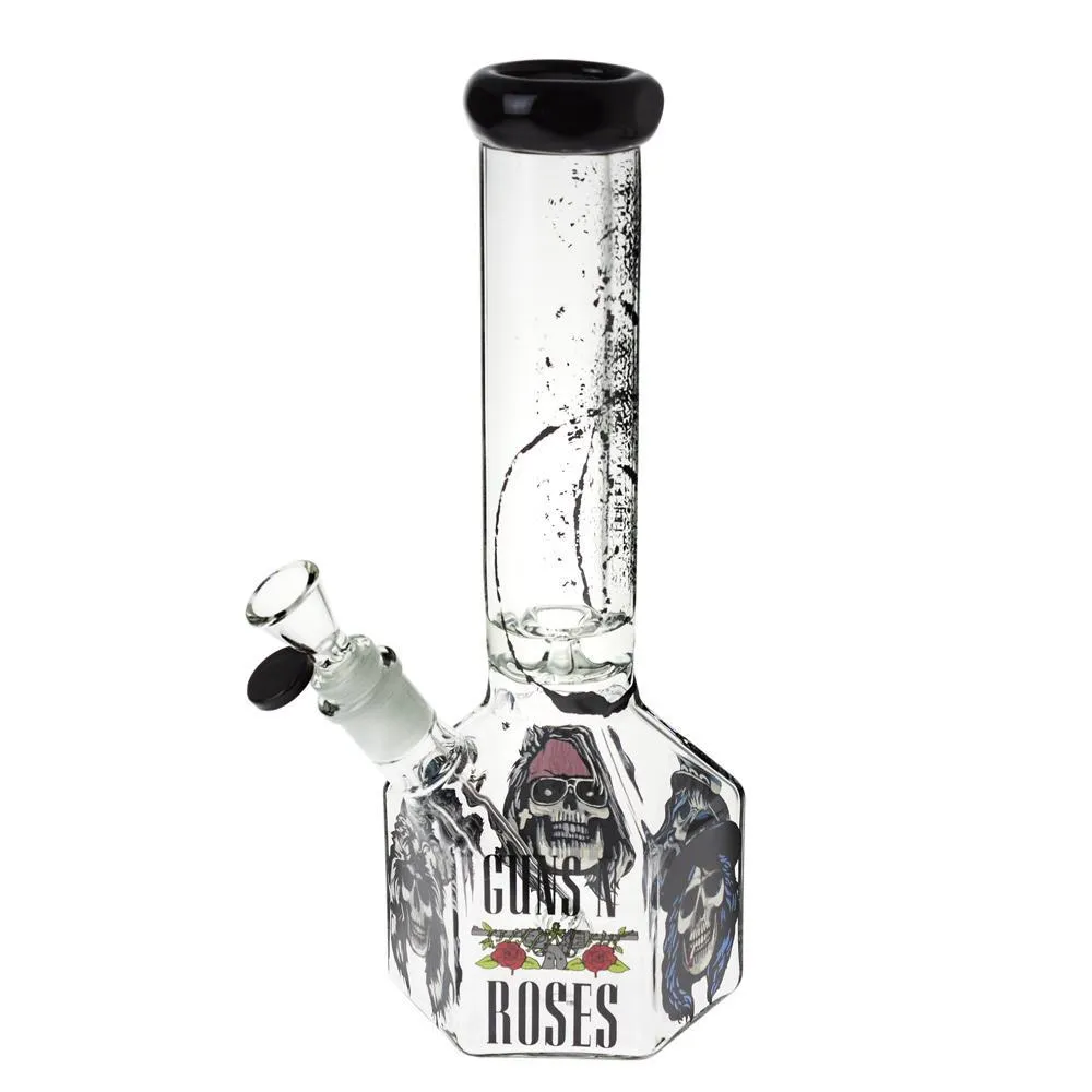 Hexagon Base Glass Bong