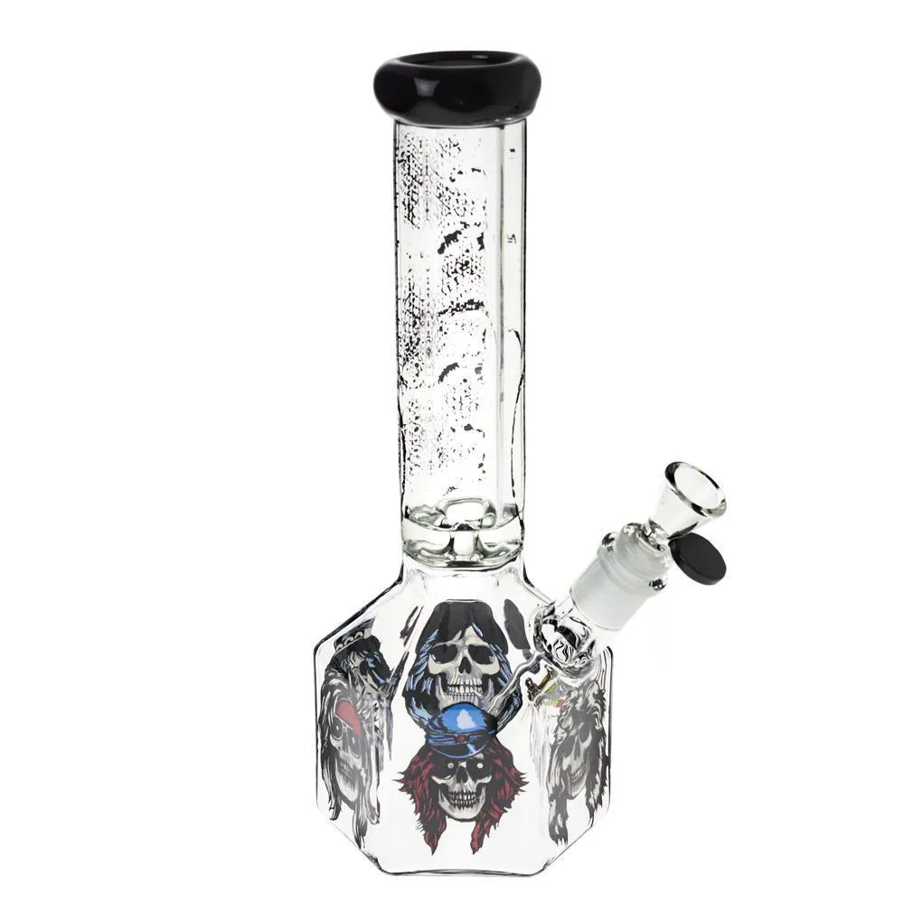 Hexagon Base Glass Bong