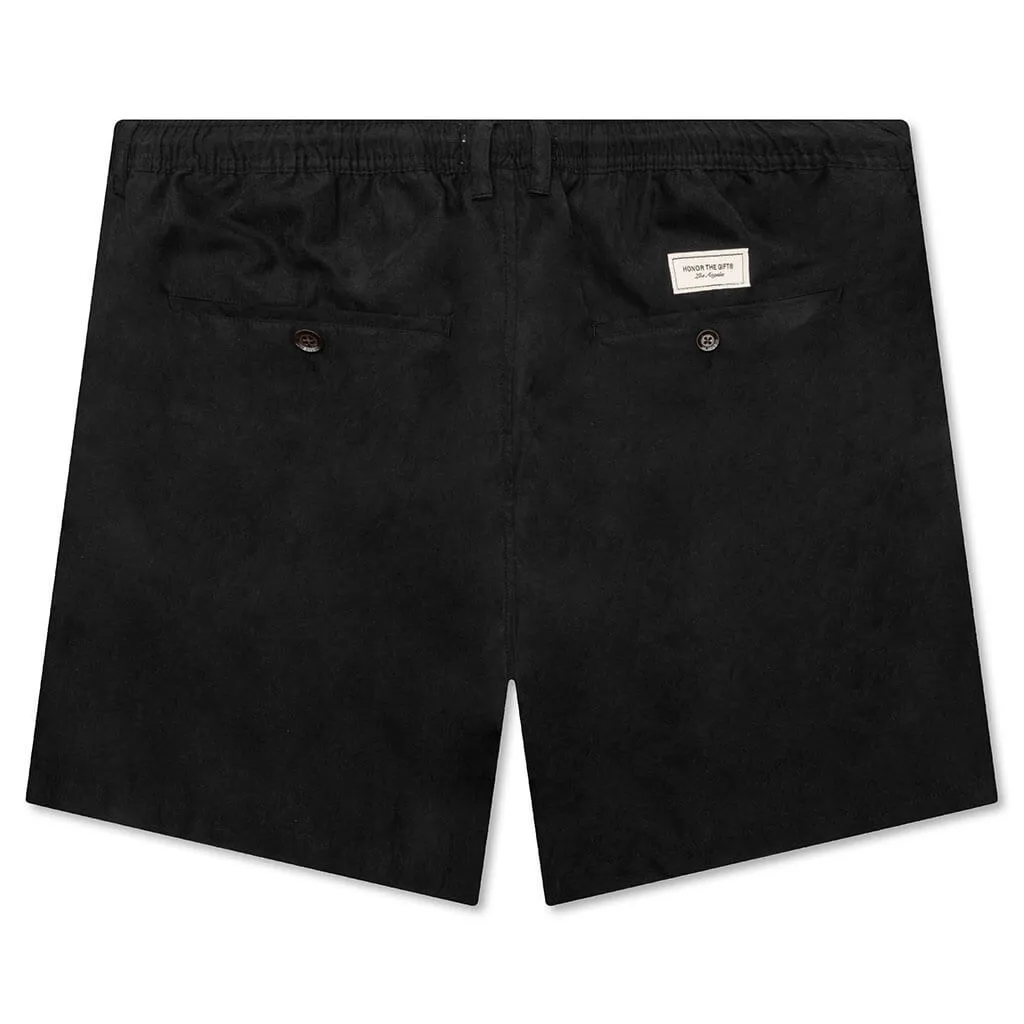 HTG Brand Poly Short - Black