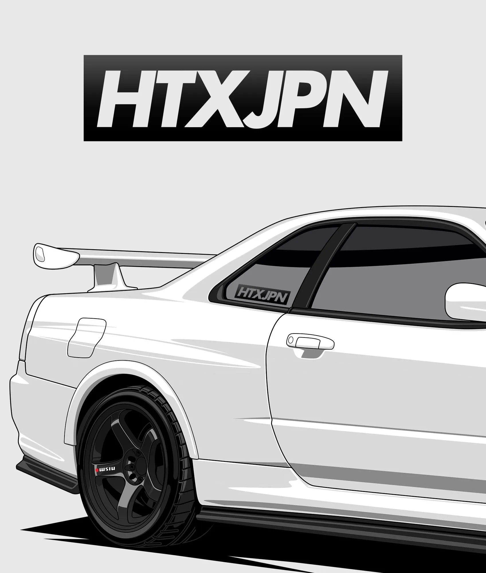 HTXJPN Classic Vinyl Sticker