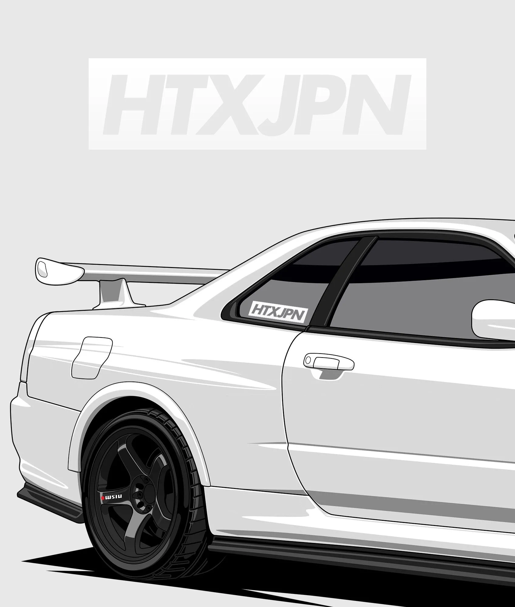 HTXJPN Classic Vinyl Sticker