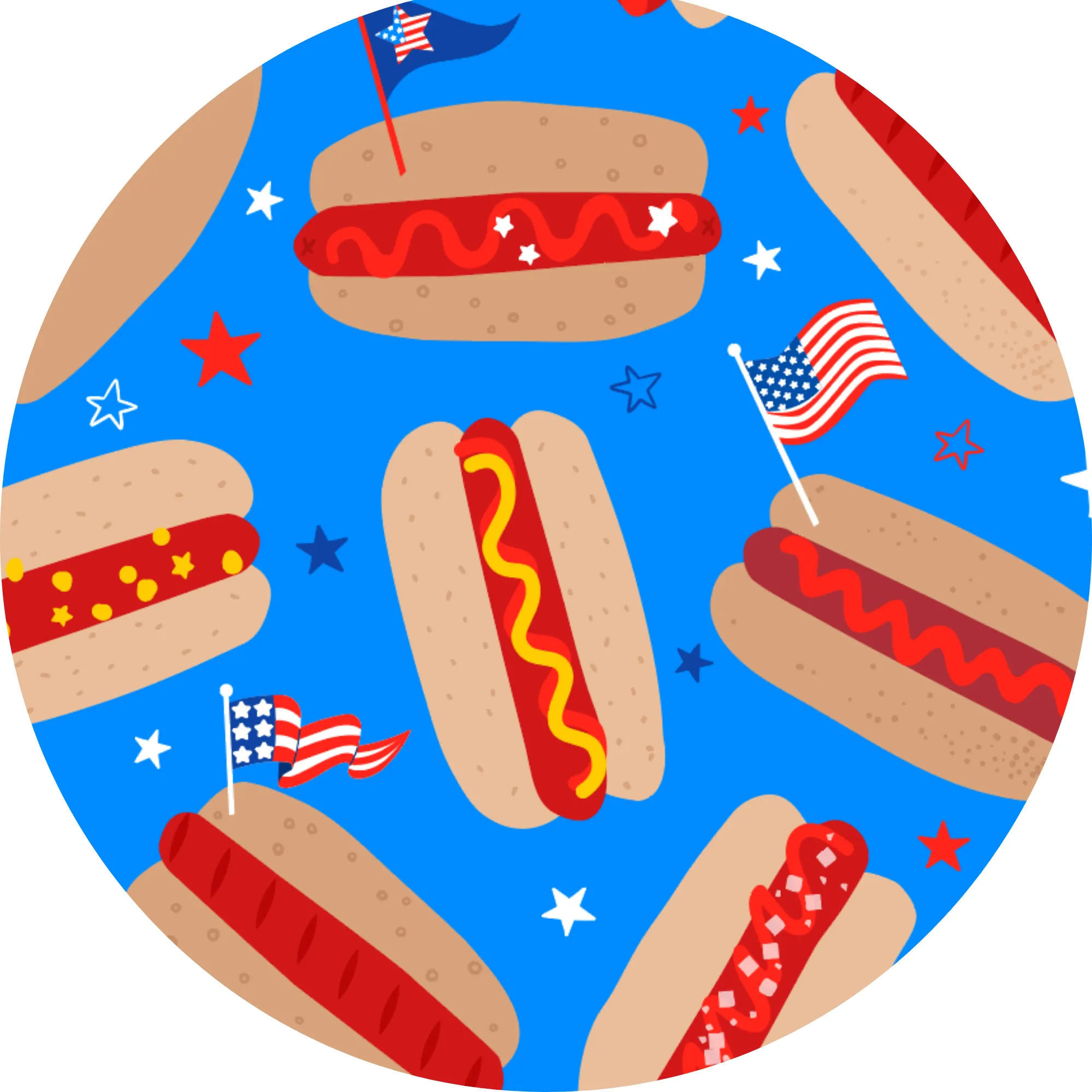 It's The Fourth of July and It Makes Me Want a Hot Dog Real Bad Bow