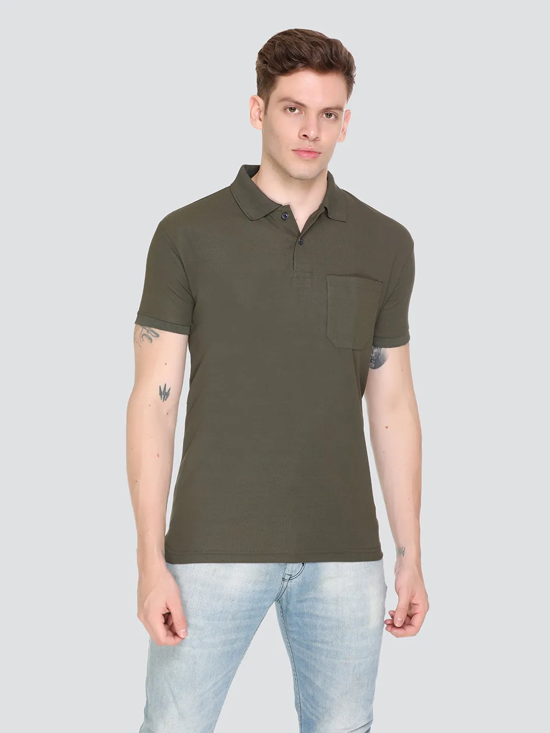 Jinxer Men Dry Fit Polo T-Shirts