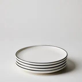 Kbenstyle II 4-Piece Porcelain Salad Plate Set