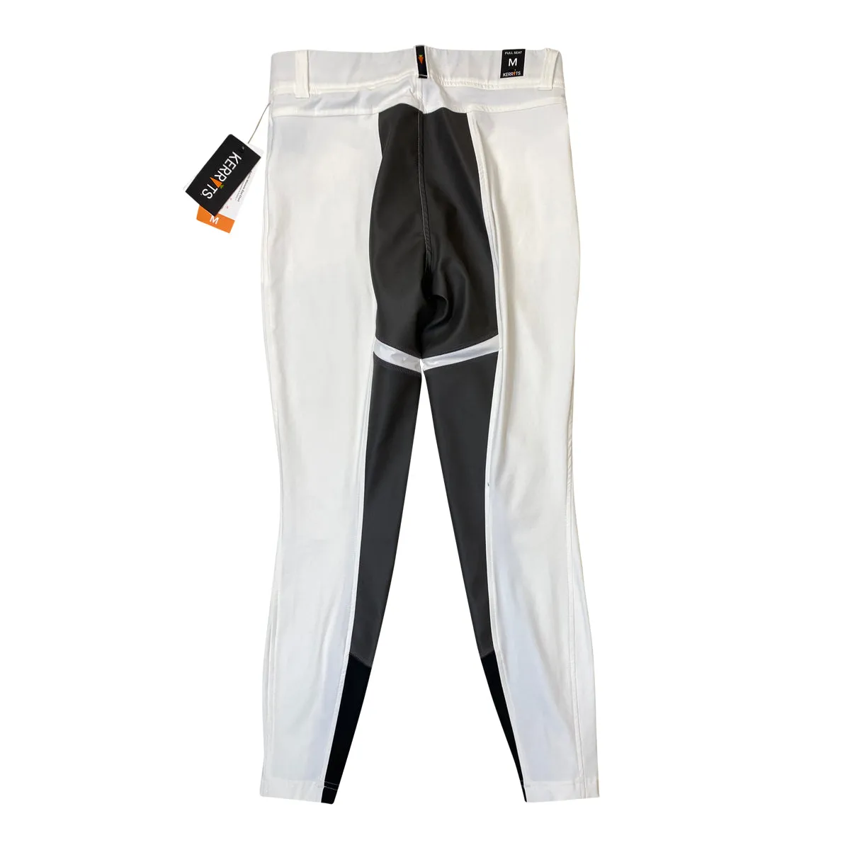 Kerrits Crossover II Full Seat Breeches in White/Grey - Women's Medium