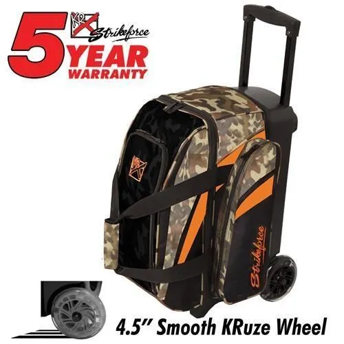 KR Cruiser Smooth Double Roller Camo Bowling Bag