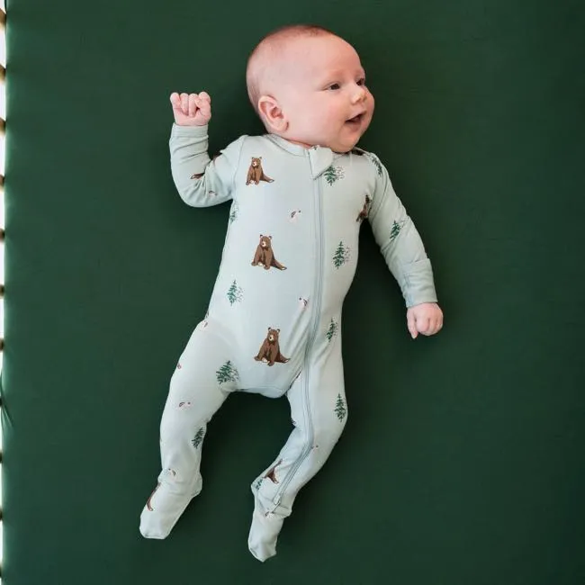 Kyte Baby Printed Zippered Footie in Trail