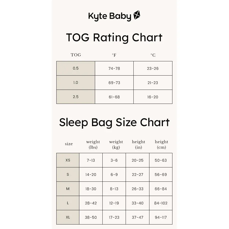 Kyte Baby Sleep Bag 0.5 - Blush