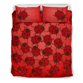 Lady Bug Swirl Bedding Set