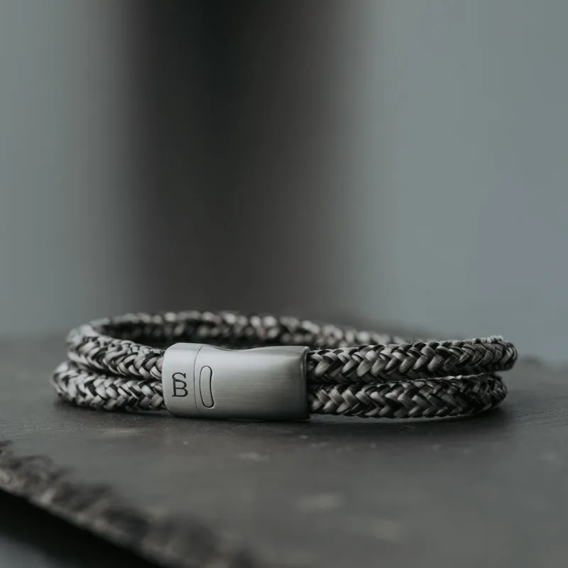 Lake Rope Bracelet Black Denim