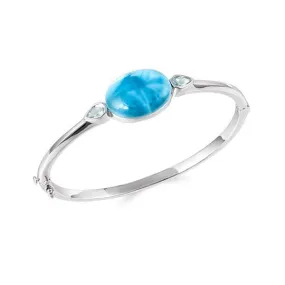 Larimar Lunar Eclipse Bangle