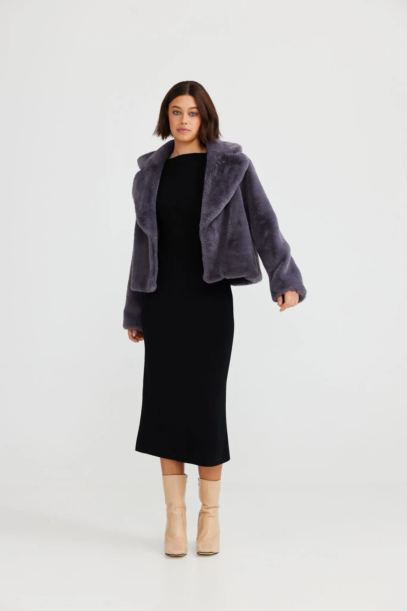 Lottie Coat (Charcoal)