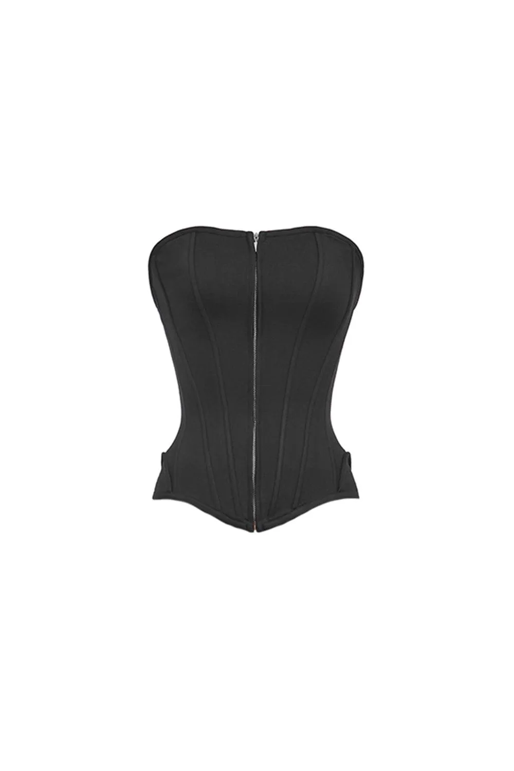 Luna Bodycon Semi-Heart Neck Cotton Spandex Corset