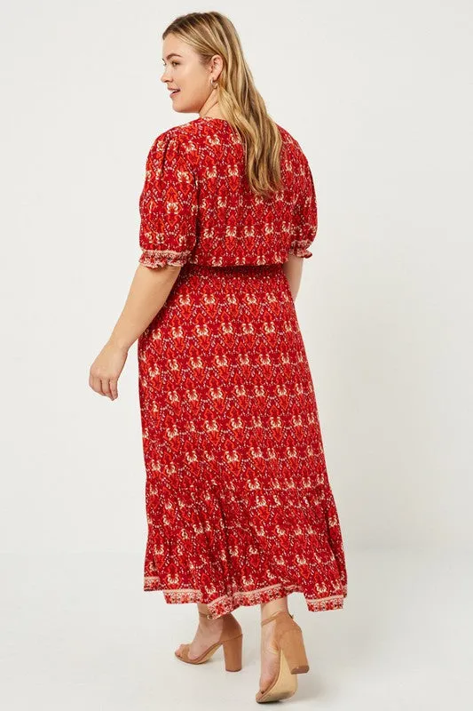 Lydia Midi Dress in PLUS