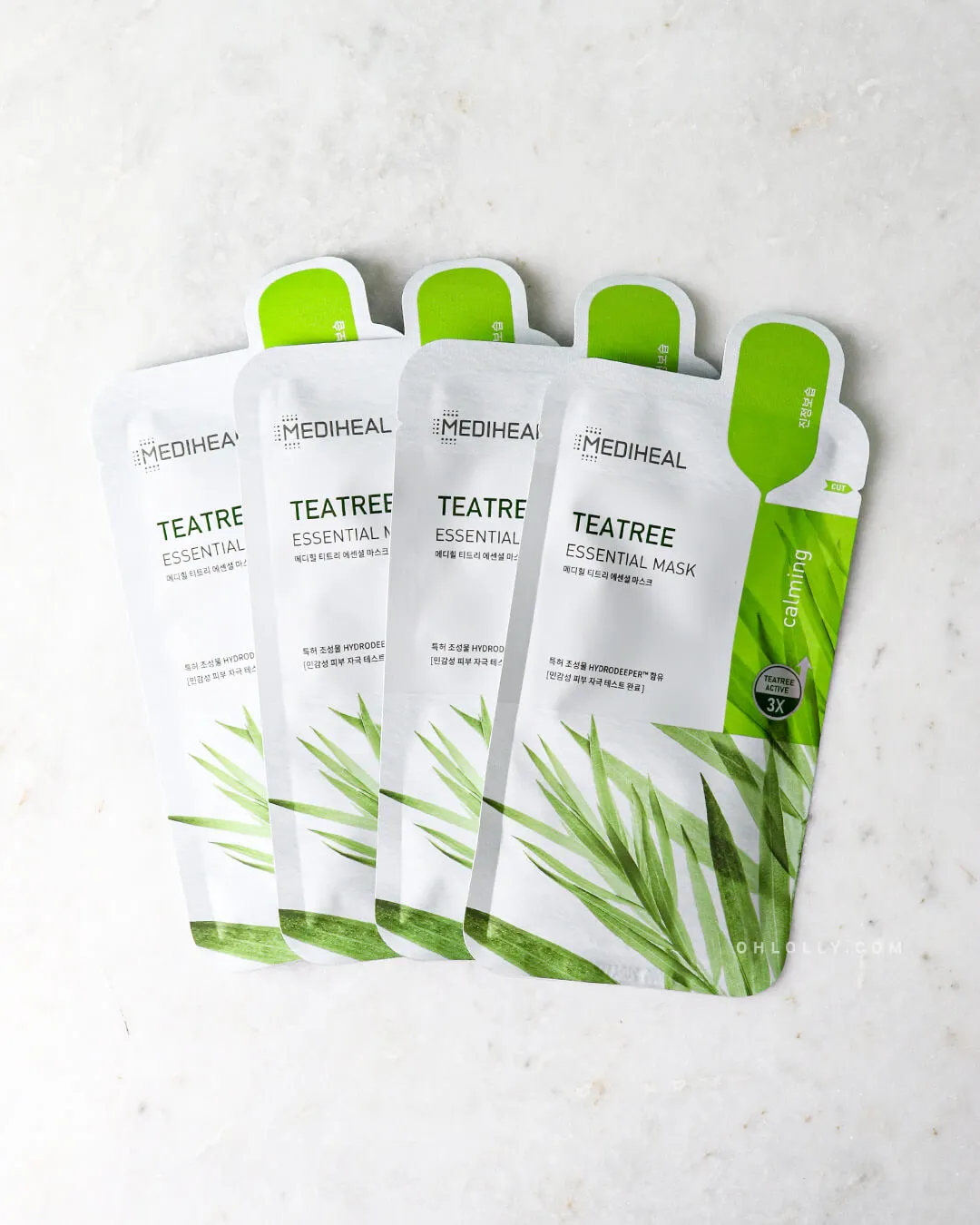 MEDIHEAL Teatree Essential Masks 10 Sheets Calming Sensitive Skincare