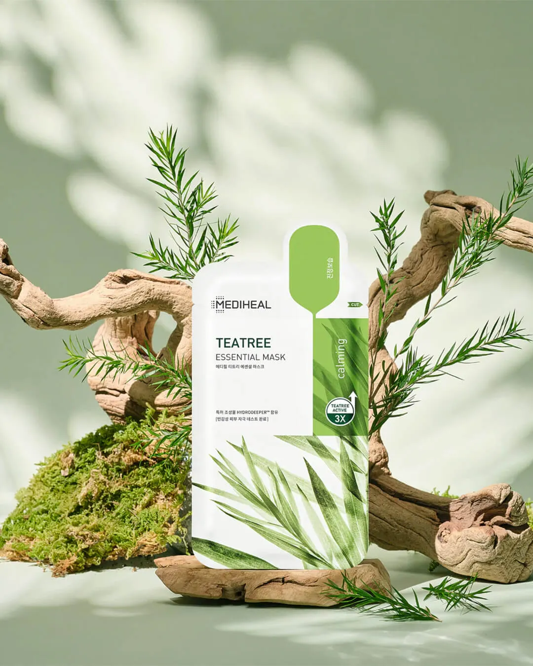 MEDIHEAL Teatree Essential Masks 10 Sheets Calming Sensitive Skincare